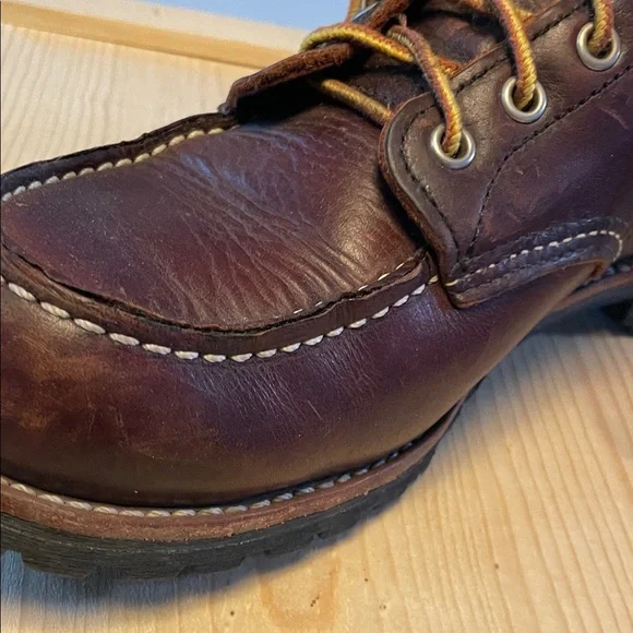 Red Wing roughneck Moc toe boot - Picture 5 of 10